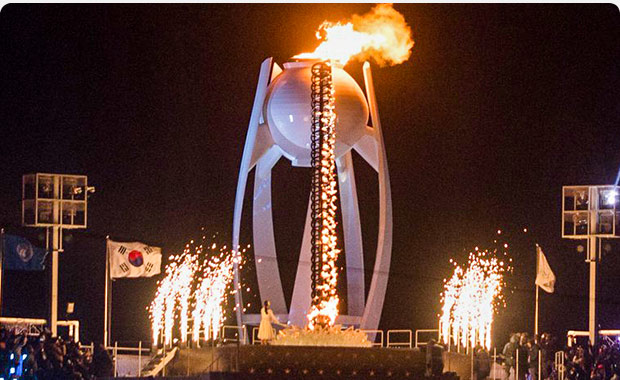 2018 Winter Olympic Games opening ceremonies in Pyeongchang, South Korea