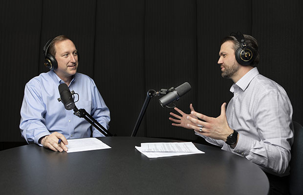Todd Nettleton and VOM President Cole Richards