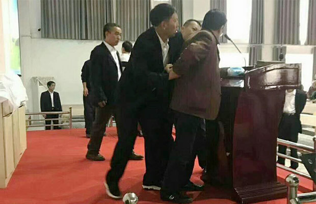 Pastor being detained