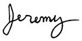 Jeremy Burton's signature