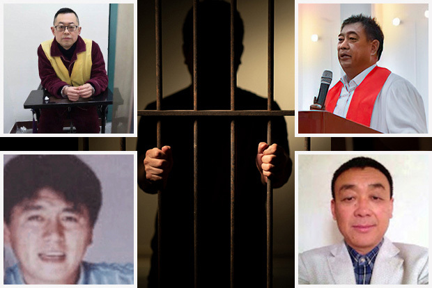 Collage of persecuted Chinese Christians